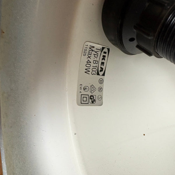 Vintage Lampe Glader B103 von Ikea in blau