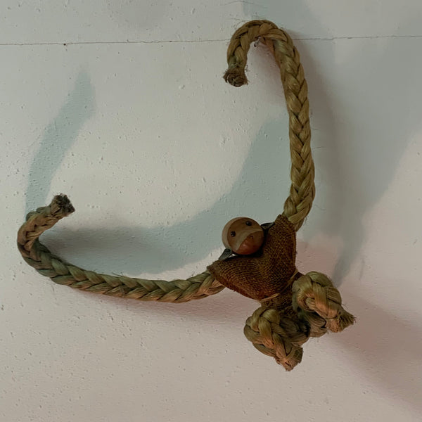 Vintage großer Holzaffe im Kay Bojesen Stil