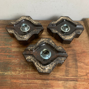 3er Set Keramik Wand Lampen von Pan Leuchten