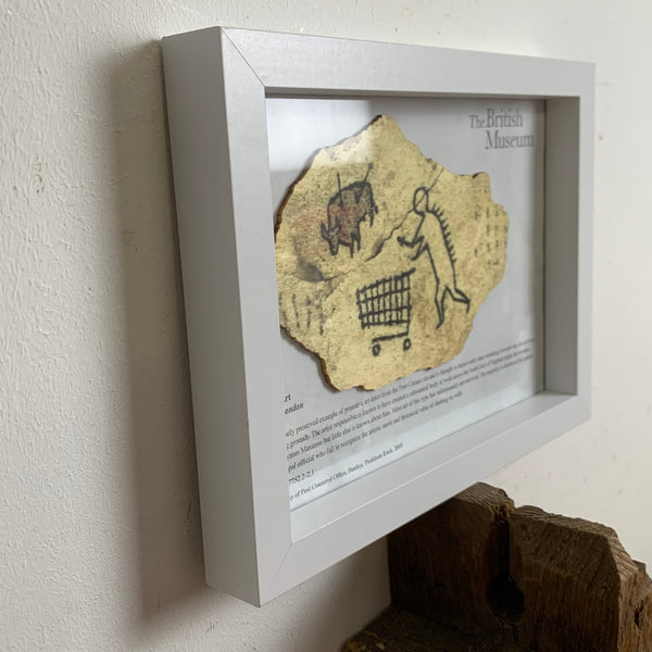 Street Art Peckham Rock von Banksy gerahmt