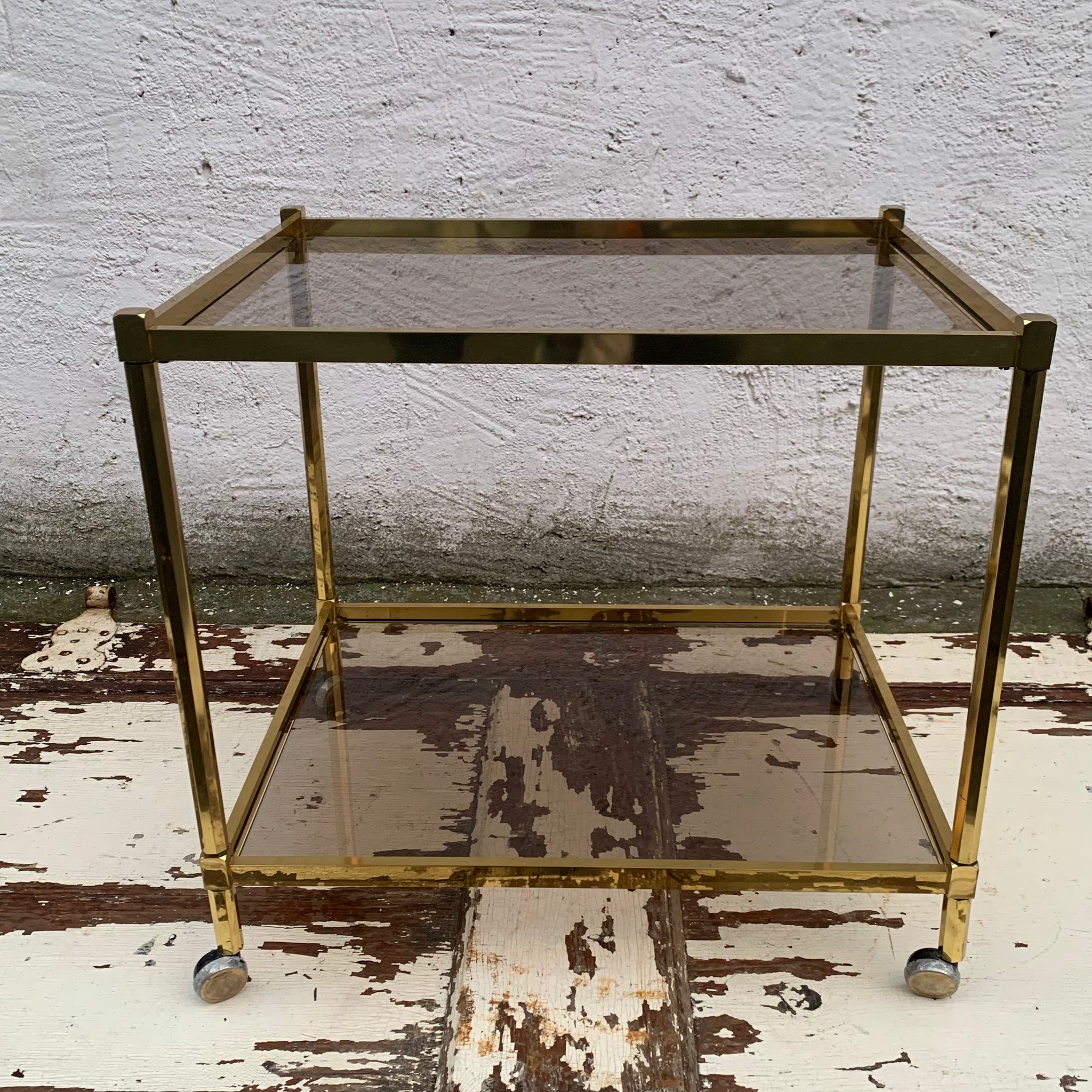 Vintage Barwagen, Beistelltisch im Hollywood Regency Style