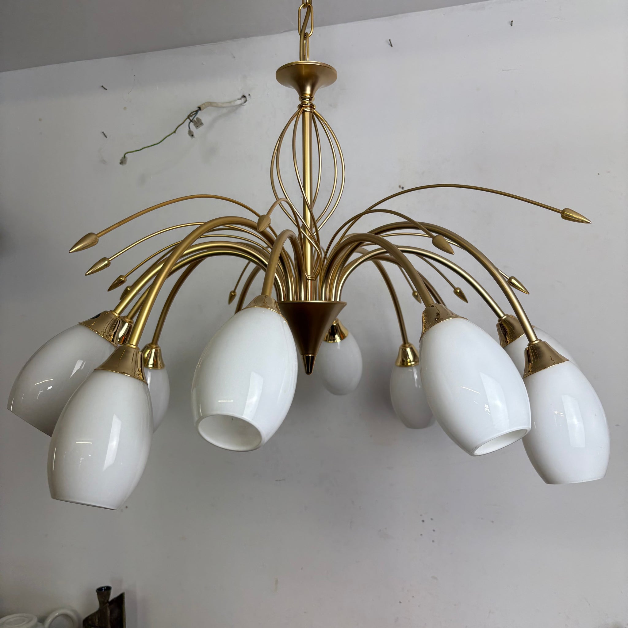 Moderne große goldene Spider Deckenlampen