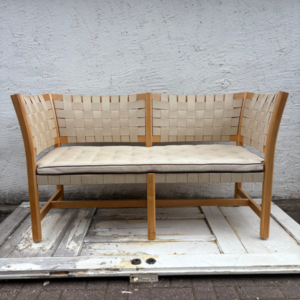 Vintage skandinavisches Zweisitzer Sofa EJ 477/2 von Mogens Poulsen, Ditlev Karsten und Søren Poulsen für Erik Jørgensen Møbelfabrik