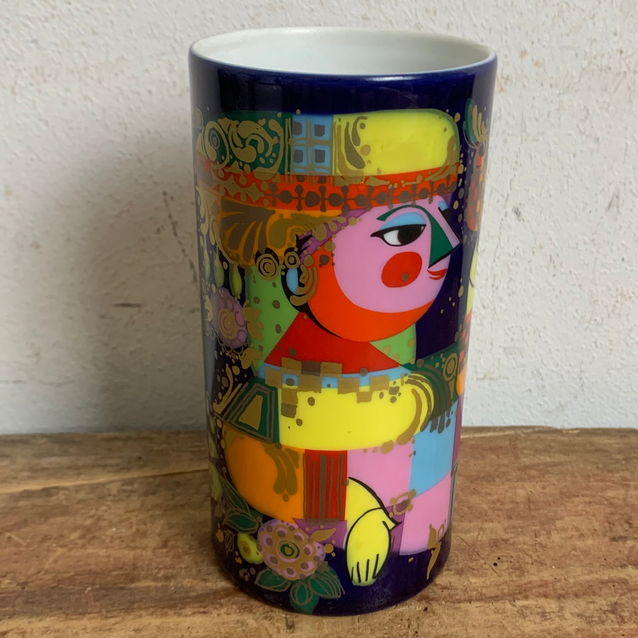 Vintage Porzellan Vase 1001 Nacht von Björn Wiinblad für Rosenthal