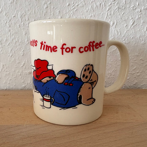 Vintage Paddington Bär Tasse Motiv It‘s always time for Coffee von Staffordshire