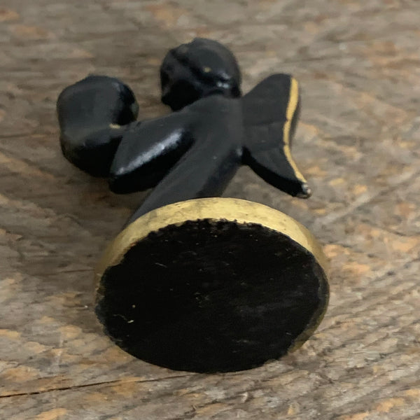 Bronze Engel als Kerzenhalter von Walter Bosse für Herta Baller