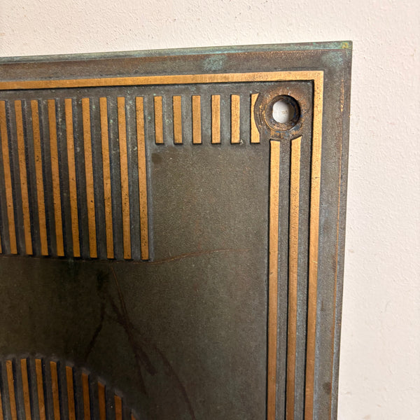 Original Art Deco Bronze Schild PHILIPP HOLZMANN
AKTIENGESELLSCHAFT ZWEIGNIEDERLASSUNG
HANNOVER