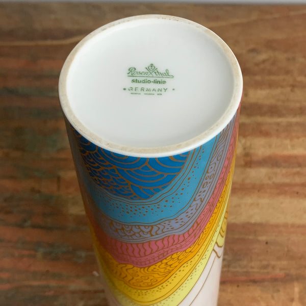 Vintage Porzellanvase von Rosamunde Nairac für Rosenthal