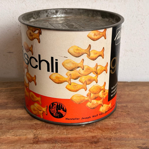 Vintage Blechdose Goldfischli
