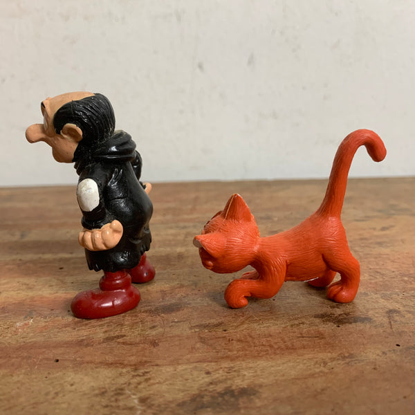 Vintage Figur Gargamel und Azrael