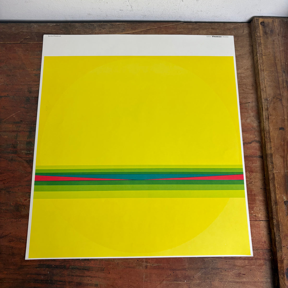 Offsetdruck Plakat Aara von Josef Albers Galerie Thomas München ...