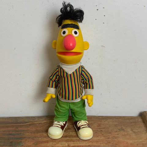 Vintage Figur Bert Sesamstraße von Muppet Inc