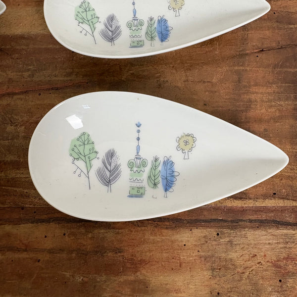 Vintage Mid Century Konfekt Schalen 6 er Set Puzzle Schälchen von Hans Theo Baumann für Rosenthal