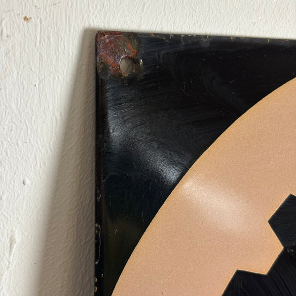 Emaille Schild Bauhaus Kaiser Idell Leuchten für Büro und Werkstatt