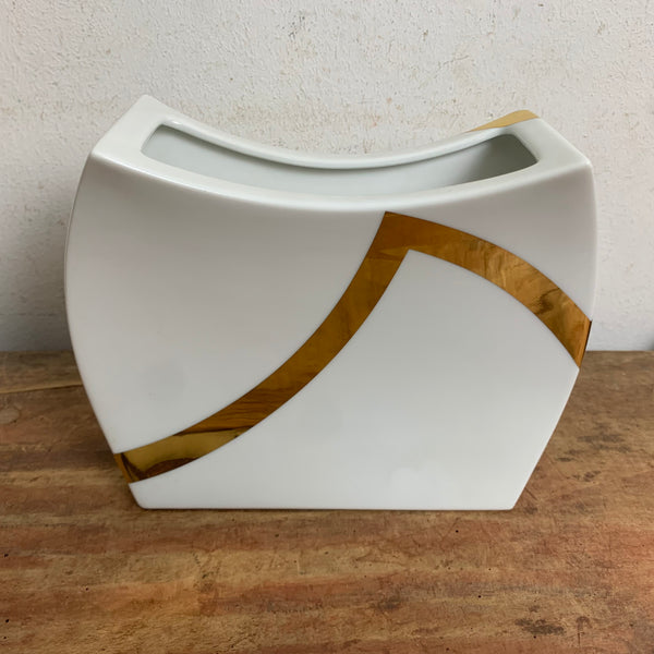 Vintage Porzellan Vase von Jan van der Vaart für Rosenthal