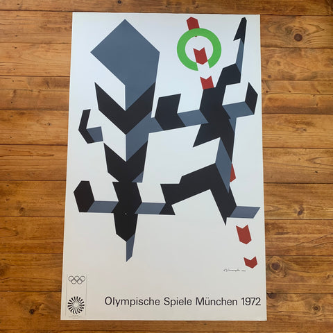 Pop Art Plakat Olympische Spiele 1972