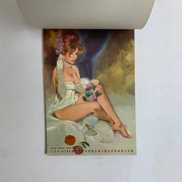 Pin Up Wandkalender 1967