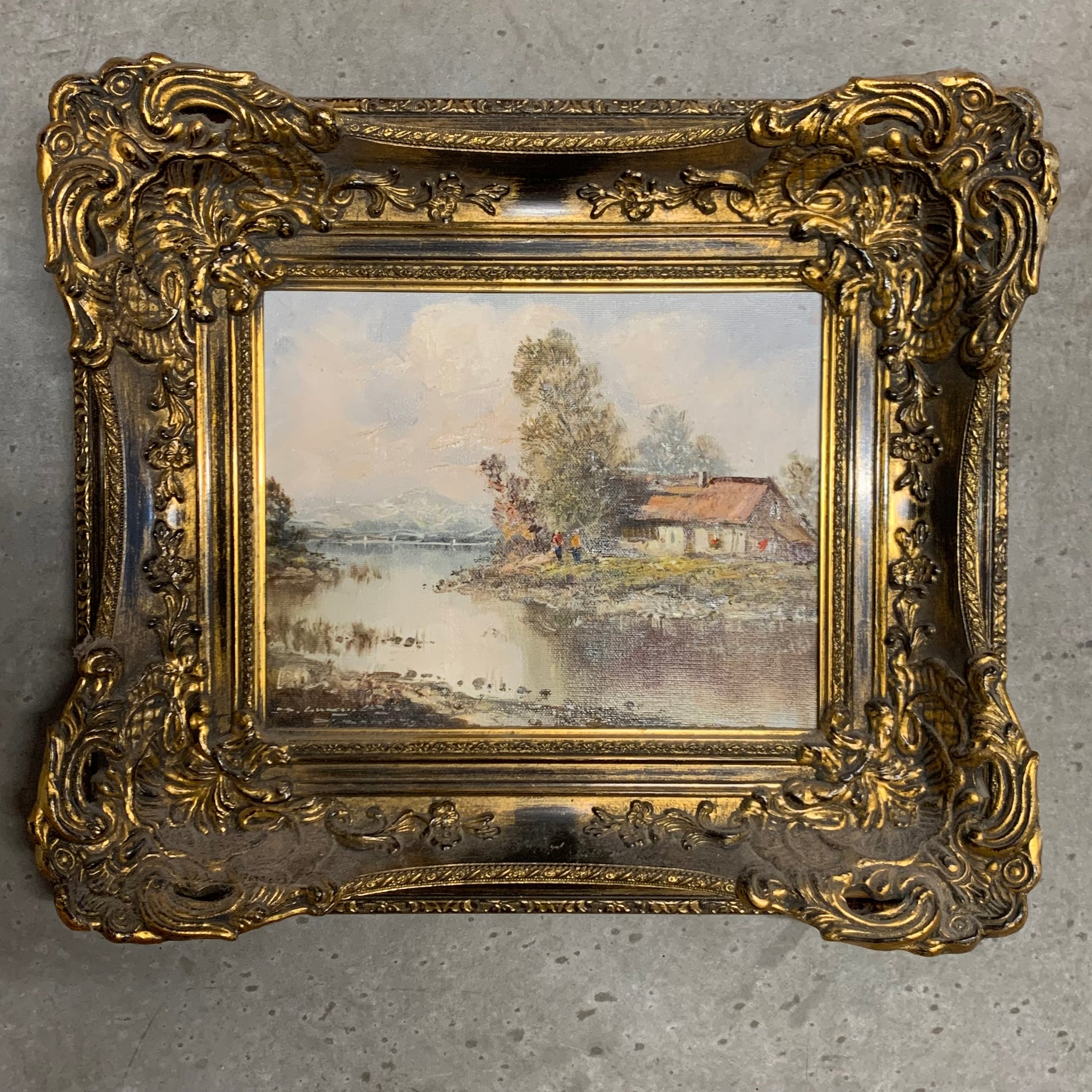 Ölgemälde Am Chiemsee von Gerhard Lukas Larsen