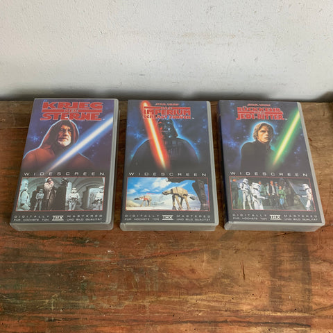 3 Star Wars VHS