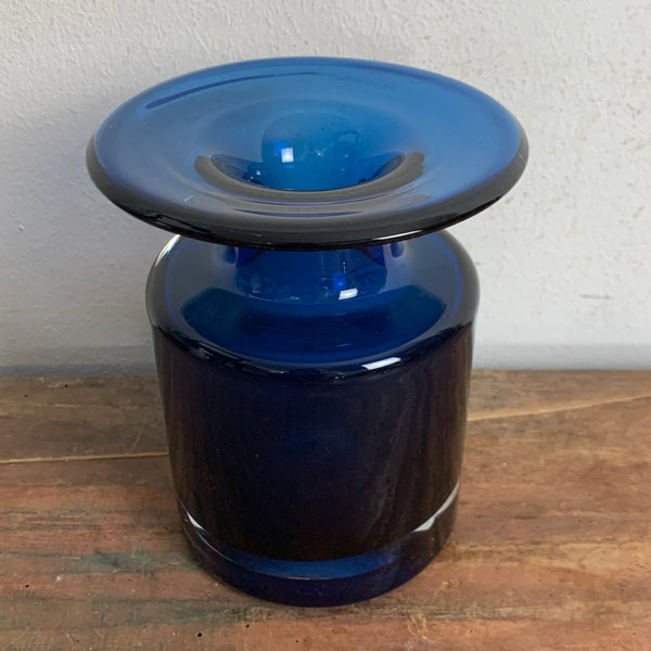 Vintage Glas Vase von Hans Theo Baumann für Gralglas