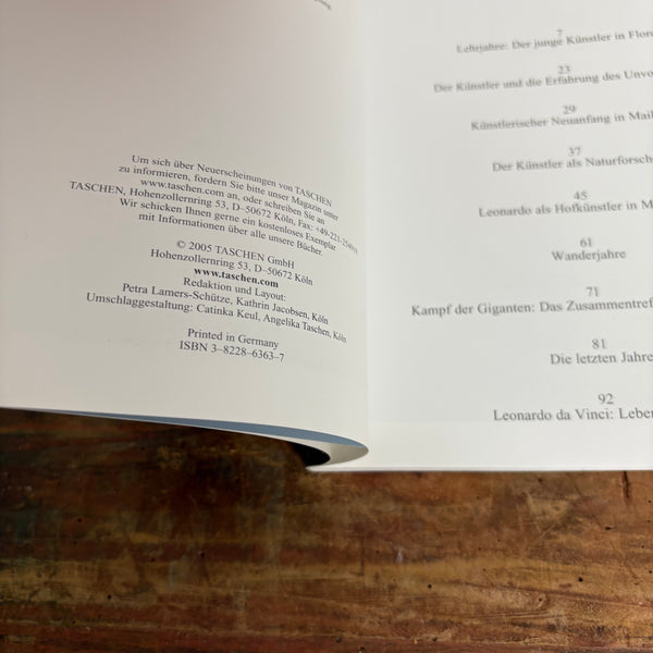 Buch Leonardo von Taschen