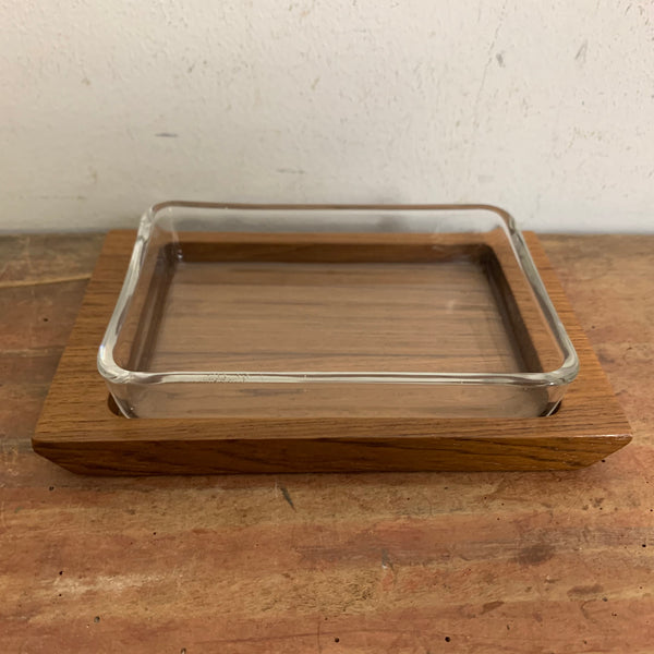 Vintage Mid Century Danish Design Wooden Tray