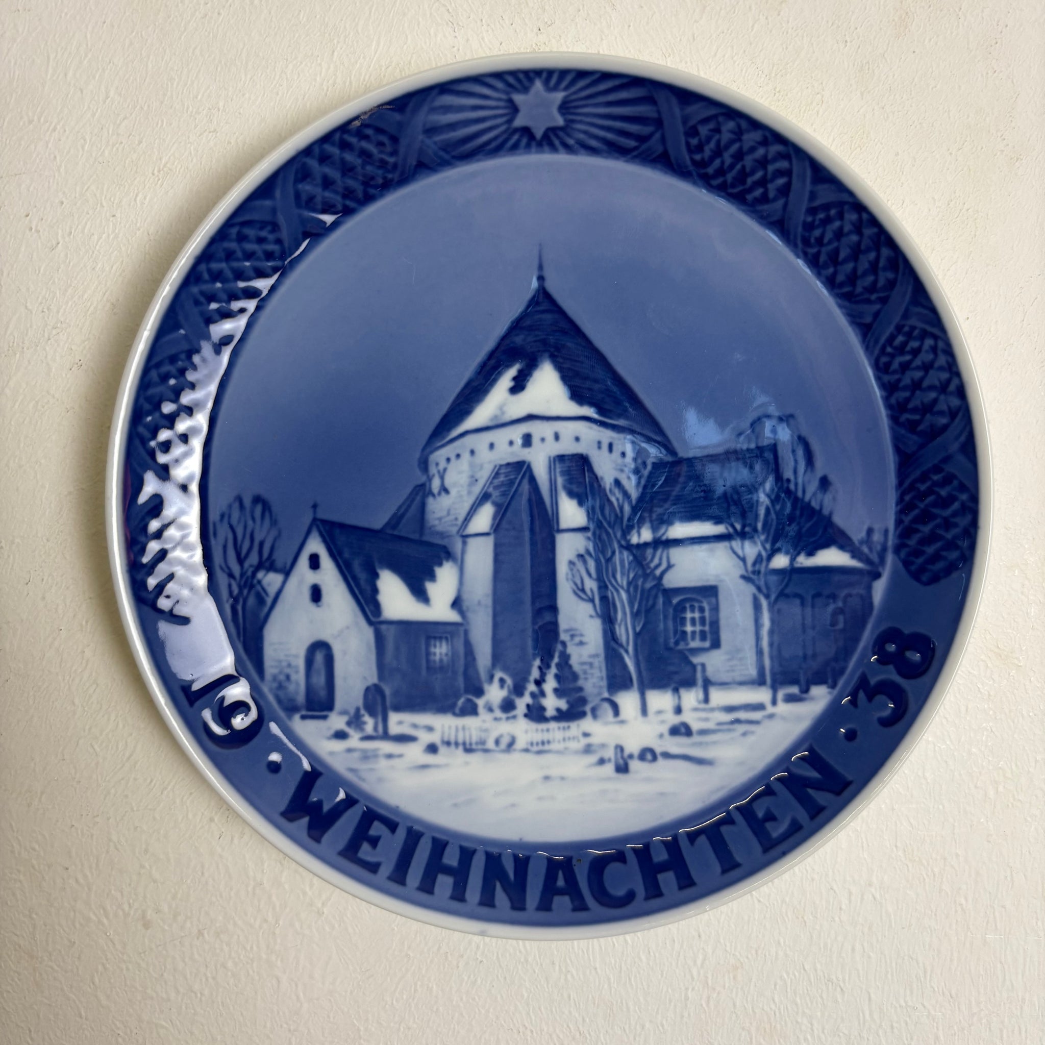 Weihnachtsteller 1938 Royal Copenhagen