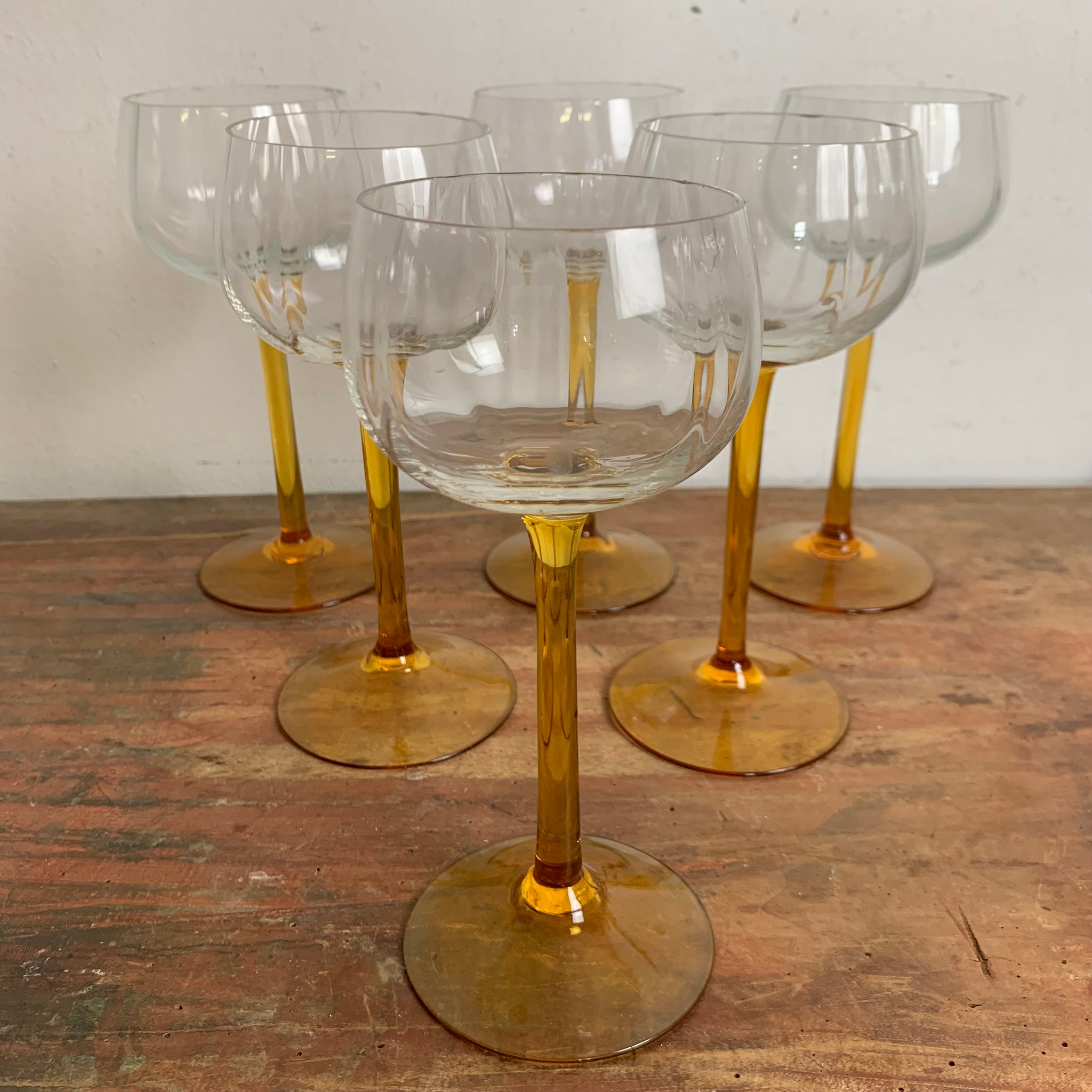6er Set Weingläser Jugendstil – Trödelfuchs Vintage Shop