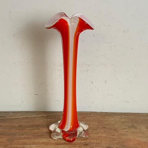 Opaline Florence Vase Vetreria Barieri