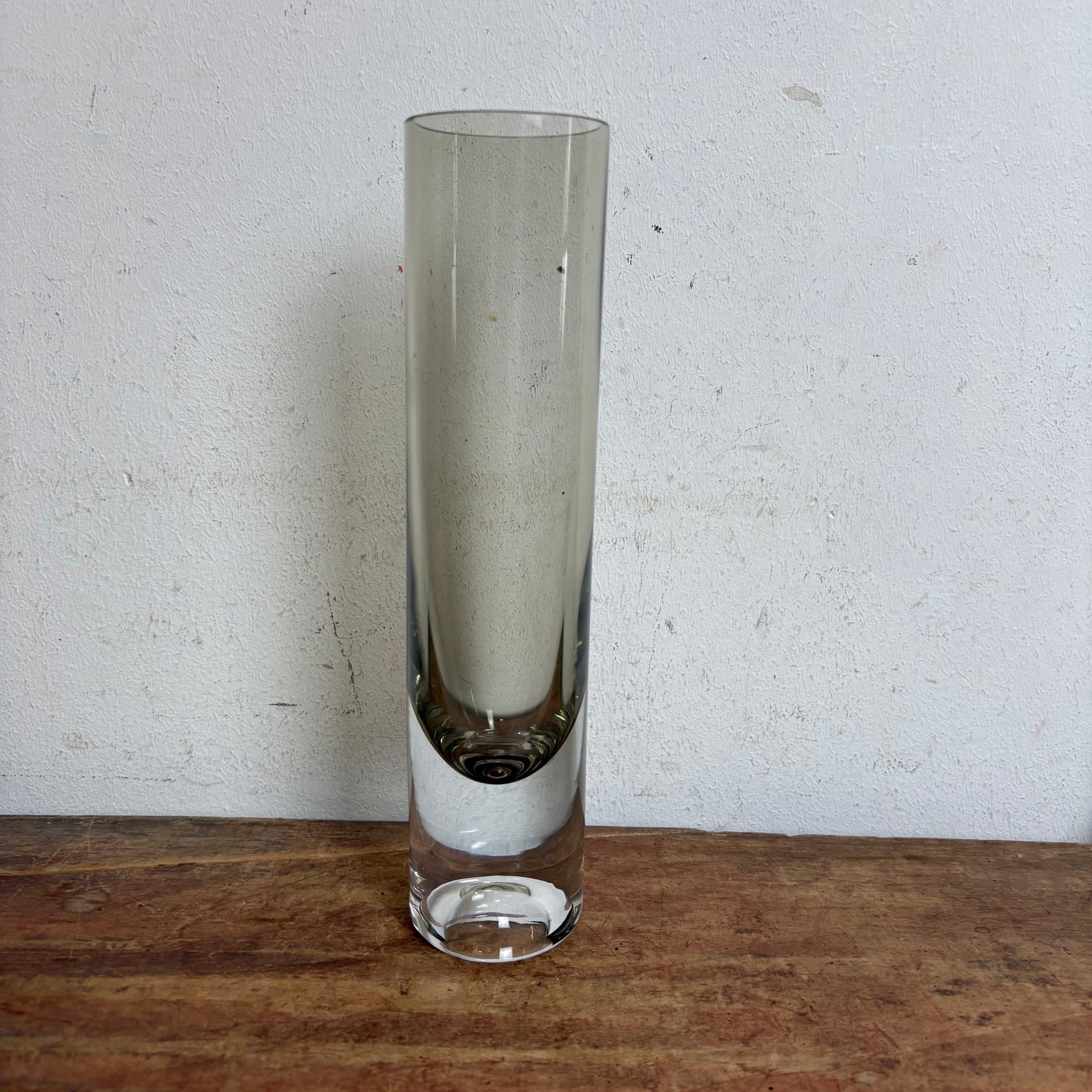 Vintage Glas Vase von Roland Pösch für Gral Glas