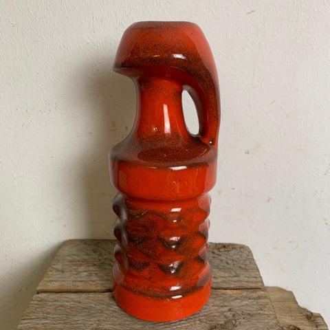 Pop Art Keramik Vase PAN Goebel rot