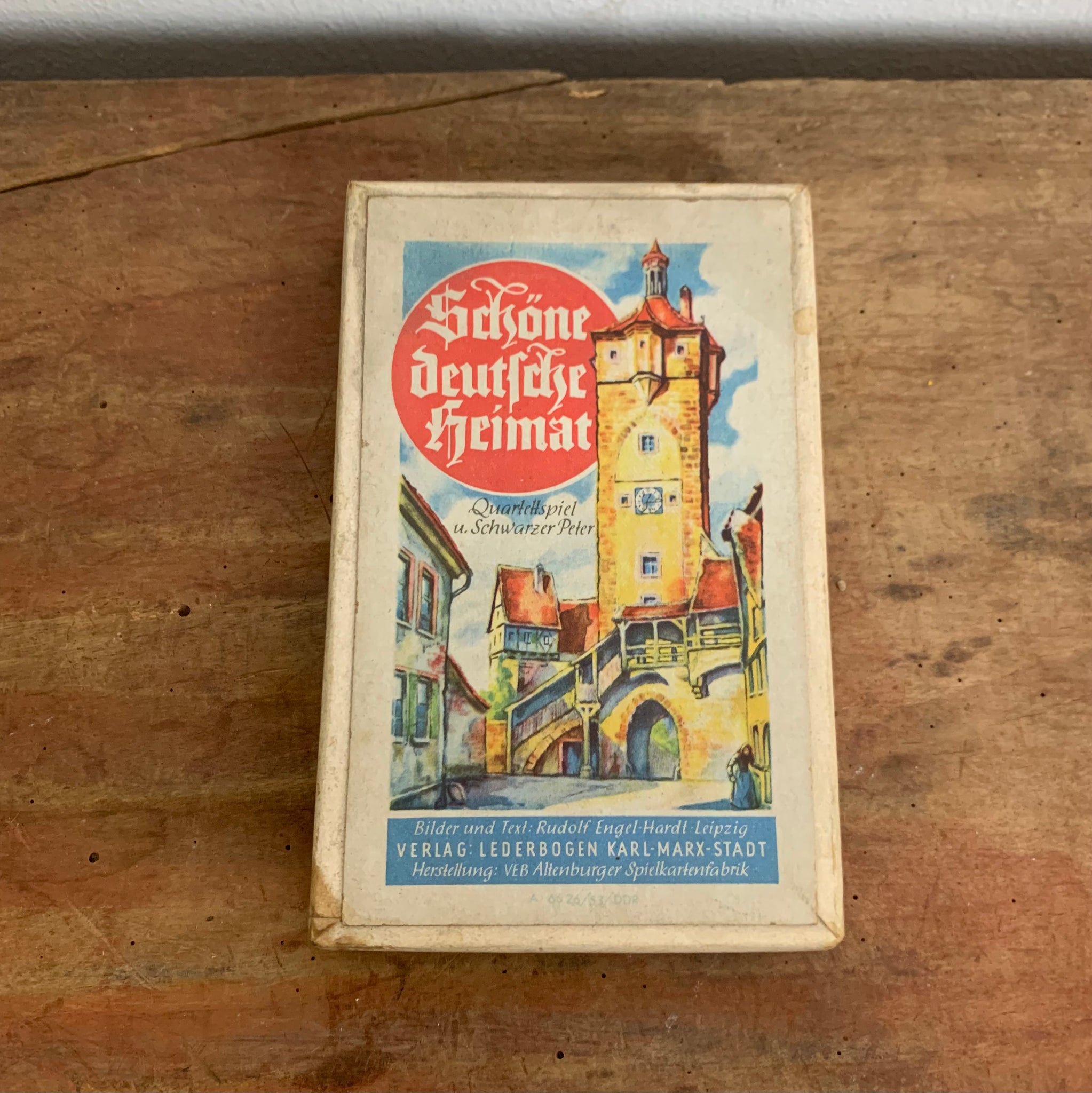 Vintage Quartett Schöne deutsche Heimat