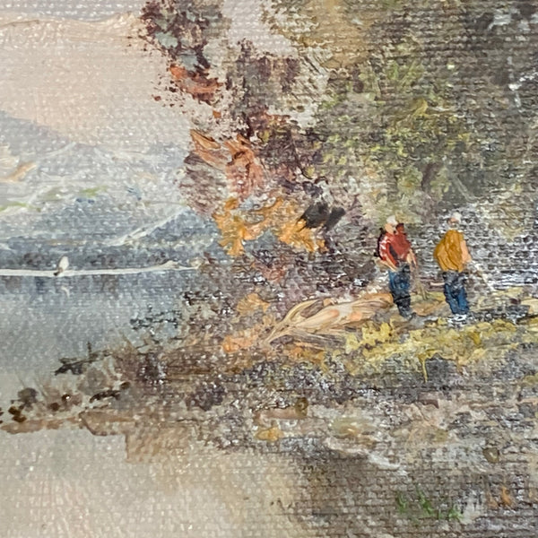 Ölgemälde Am Chiemsee von Gerhard Lukas Larsen