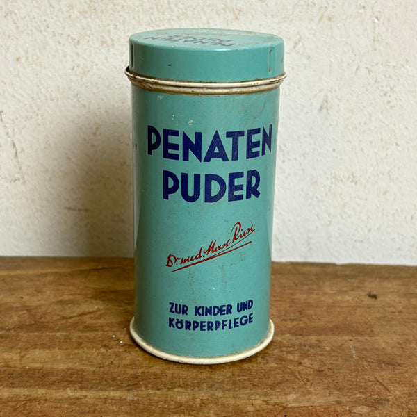 Vintage Blechdose Penaten Puder