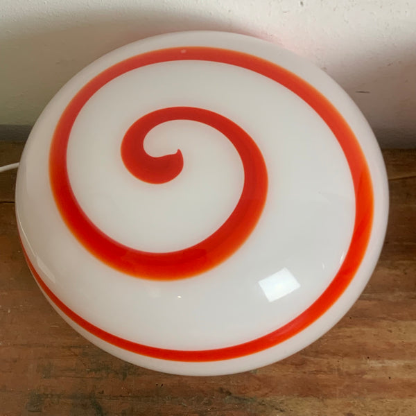 2 Nachttisch Lampen Retro Style Candy Twister