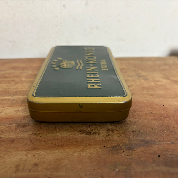 Vintage Blechdose Rhein - König extra