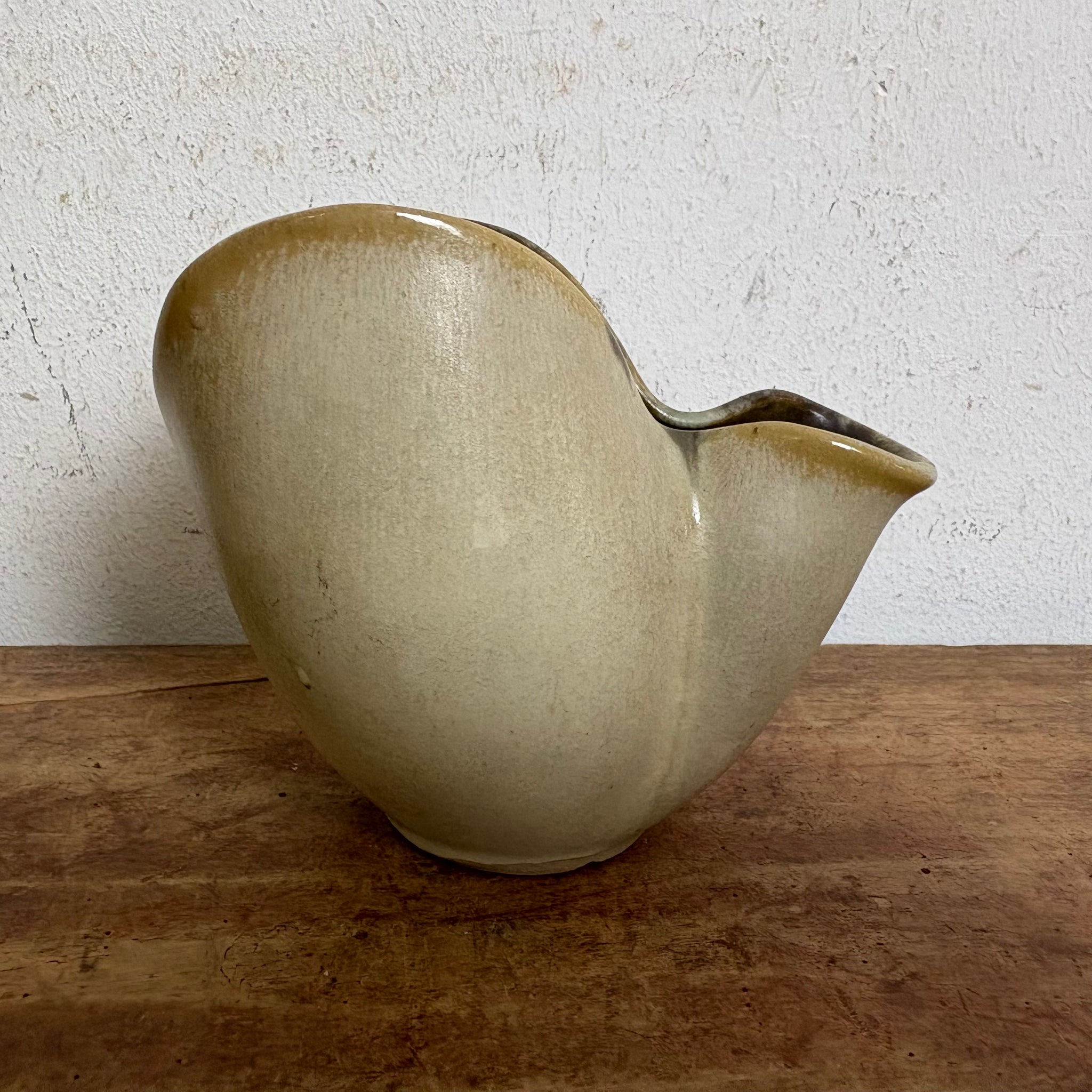 Vintage Mid Century Studio Keramik Vase von Fritz van Daalen 39/3