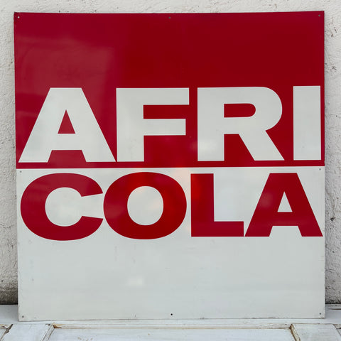 Vintage großes Blechschild Afri Cola Schild