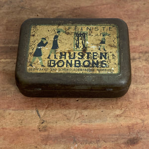 Vintage Blechdose Husten Bonbons