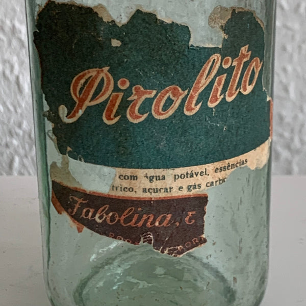 Vintage Pirolito Flasche mit Glaskugel Verschluss