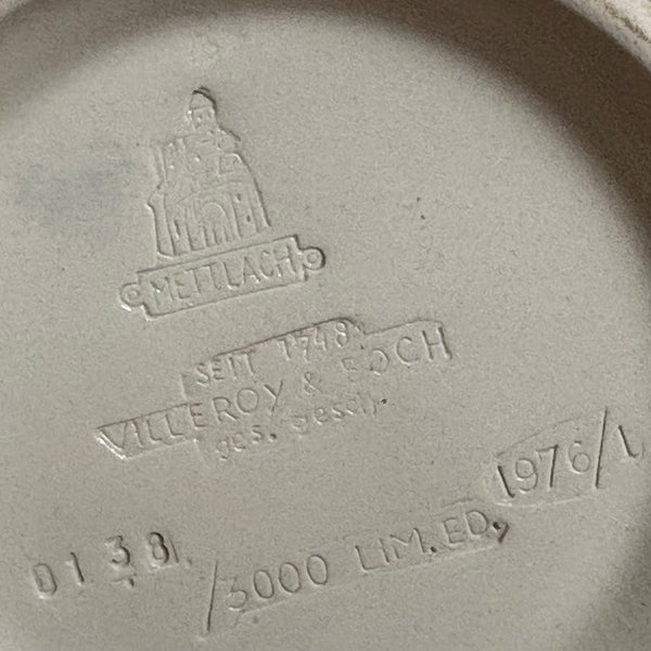 Vintage limitierter Bierkrug von Villeroy und Boch Mettlach