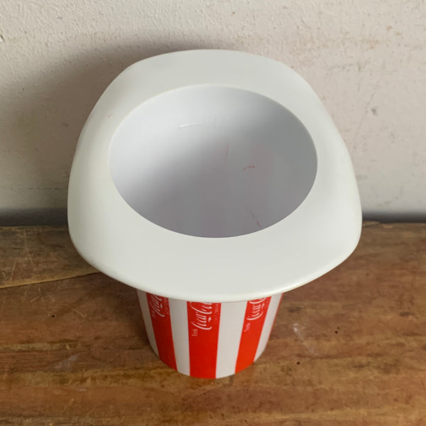 Vintage Coca Cola Becher US Flagge Hut