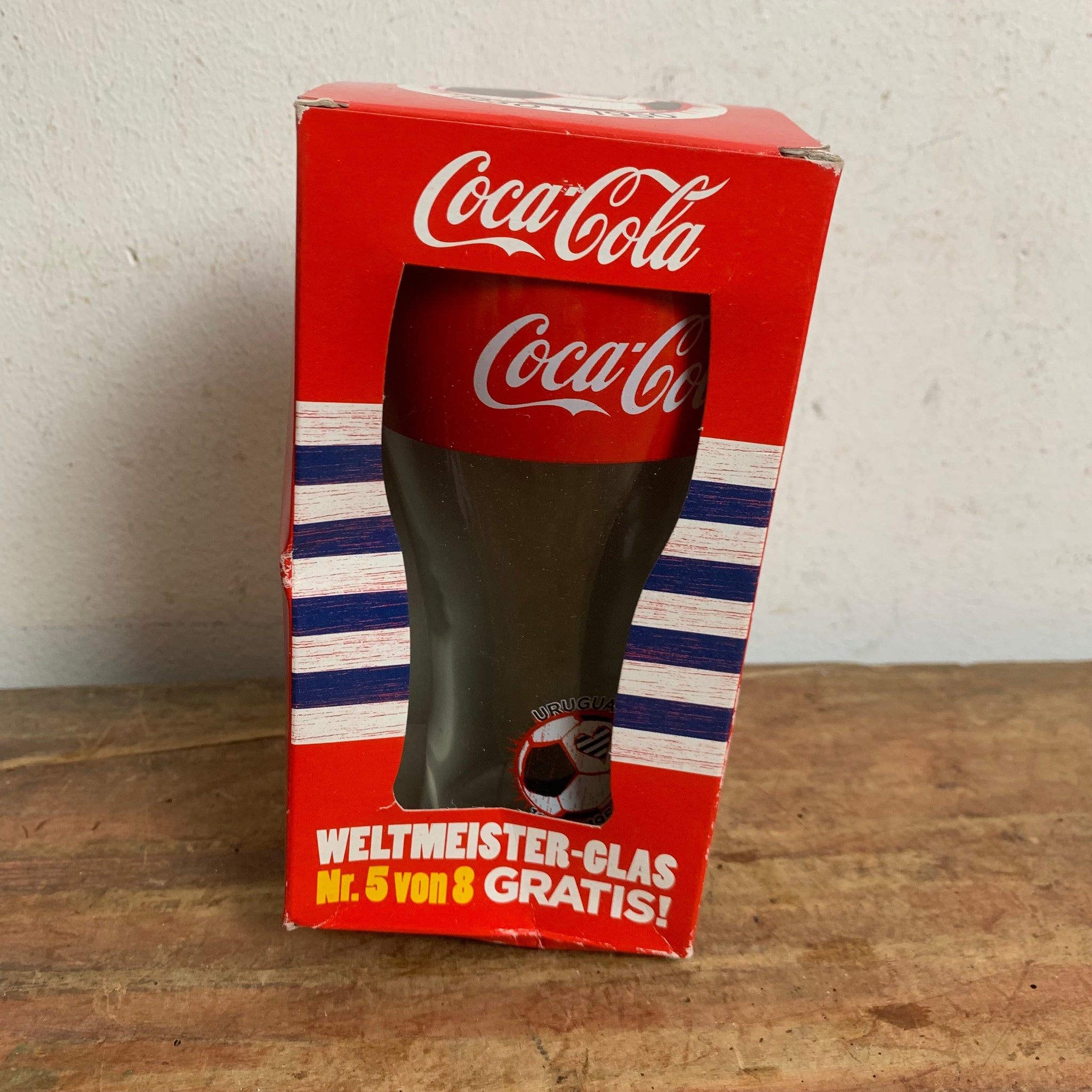Coca-Cola Weltmeister Glas Nr. 5 Uruguay
