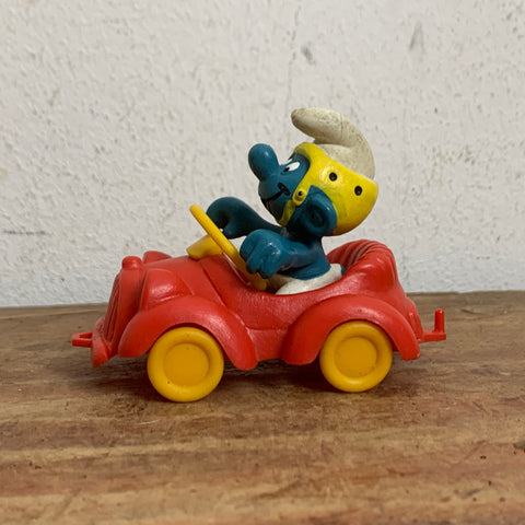 Vintage Autofahrer Schlumpf