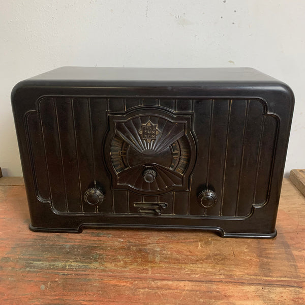 Vintage Art Deco Katzenkopf Radio 340 von Telefunken