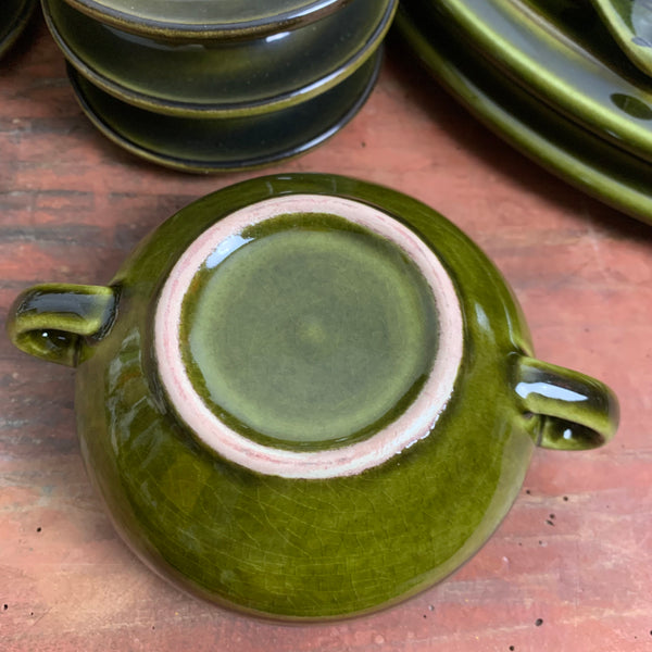 Vintage Eß / Tafel Service Ulmer Keramik