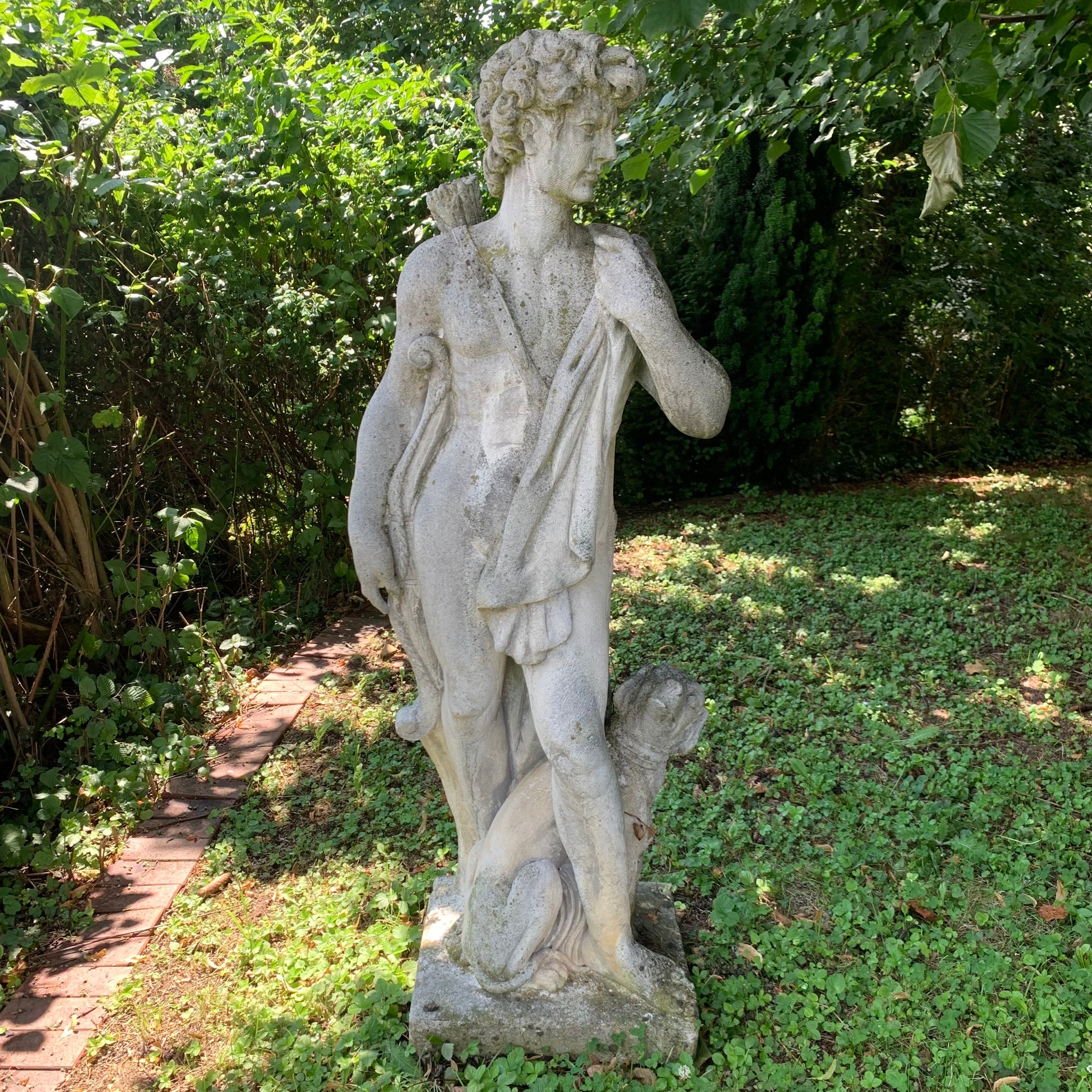 Vintage Italienische Gartenstatue
