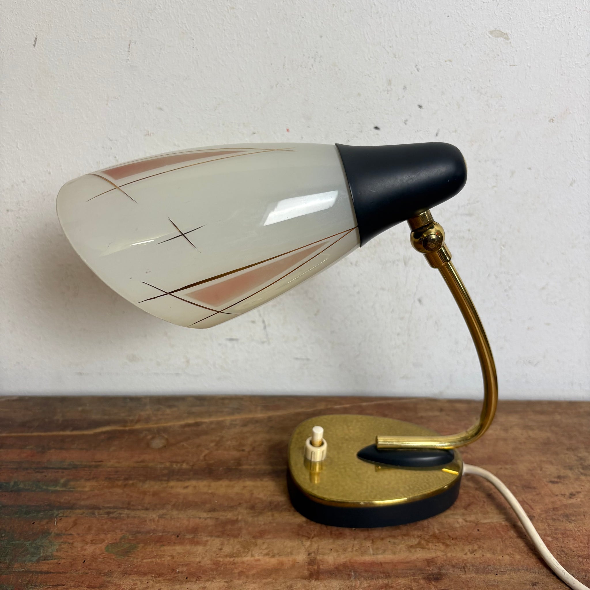 Vintage Mid Century Nachttischlampe
