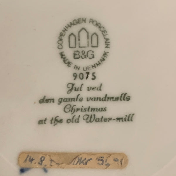 Weihnachtsteller Jule Aften 1975 von Bing und Gröndahl