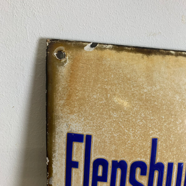 Emaille Schild Flensburger Steingut Großhandel
